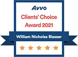 Avvo Clients' Choice Award 2021 William Nicholas Blasser