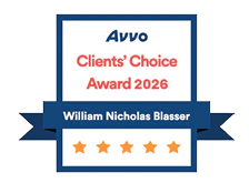 Avvo Clients Choice Award 2026 William Blasser