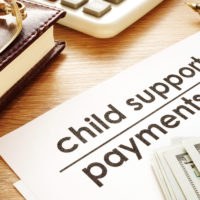 Child support document regarding divorce