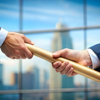 Business Leadership Transition: Passing the Baton in Corporate Environment