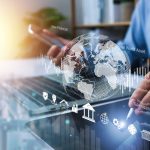 Blockchain Technology Concept, Defi, RWA, Ai agent, Web3, NFT, Revolutionizing Industries, Exploring the Boundless Potential of Blockchain Technology for Secure, Decentralized Transactions and Immutable Digital Data Management.