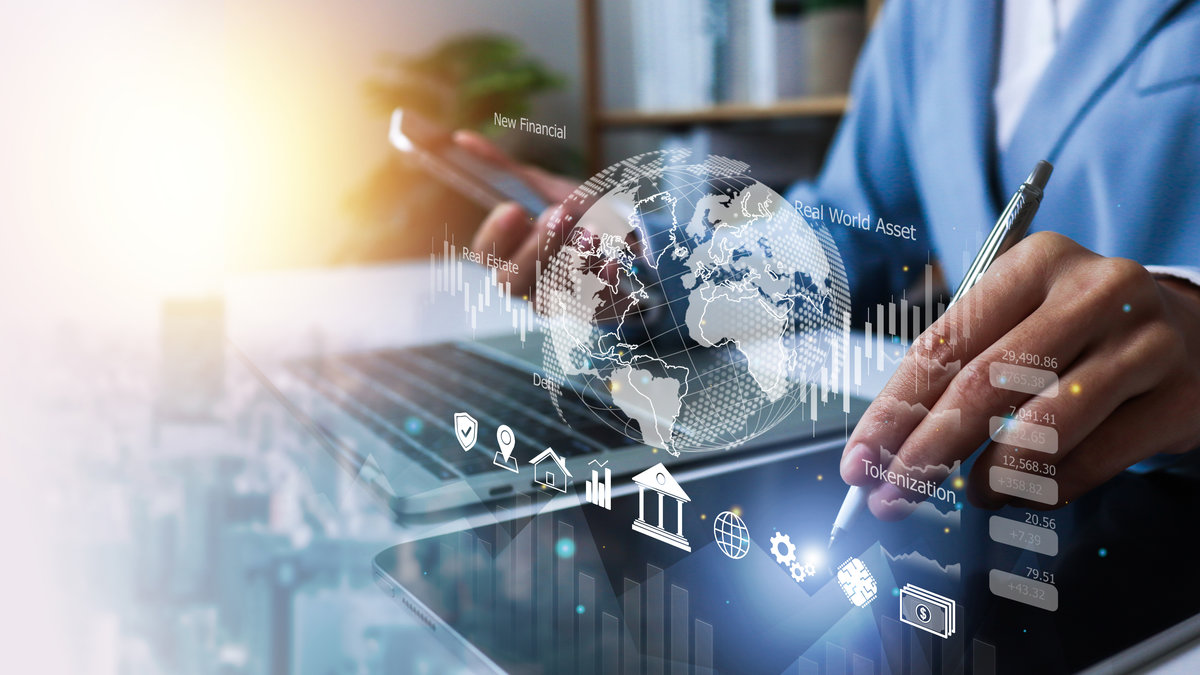 Blockchain Technology Concept, Defi, RWA, Ai agent, Web3, NFT, Revolutionizing Industries, Exploring the Boundless Potential of Blockchain Technology for Secure, Decentralized Transactions and Immutable Digital Data Management.