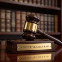 judge-gavel-on-desk-with-domestic-violence-law-nameplate judge-gavel-on-desk-with-domestic-violence-law-nameplate